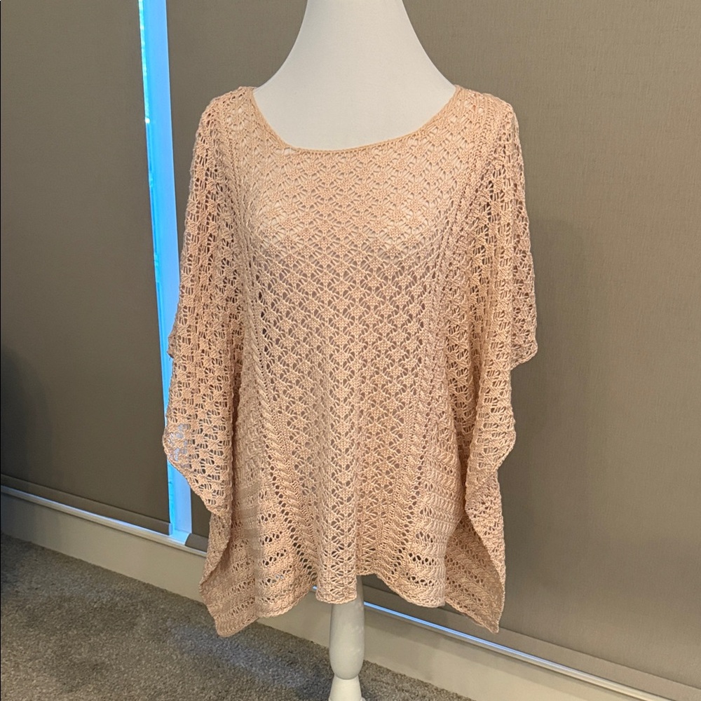 Vintage America Light Pink Knit Tunic
